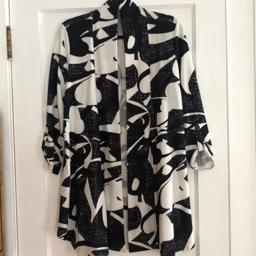 Multiples Black and White Sweater